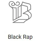 Logo Record Black Rap